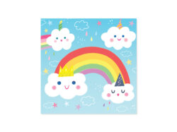 HAPPY CLOUDS AND RAINBOWS