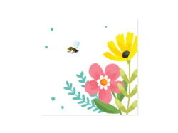 BEES AND FLOWERS BIRTHDAY