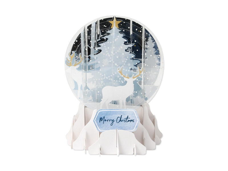 UP-WP-EG-043 SAILING Details about   3D Pop Up Snow Globe Greetings Card 