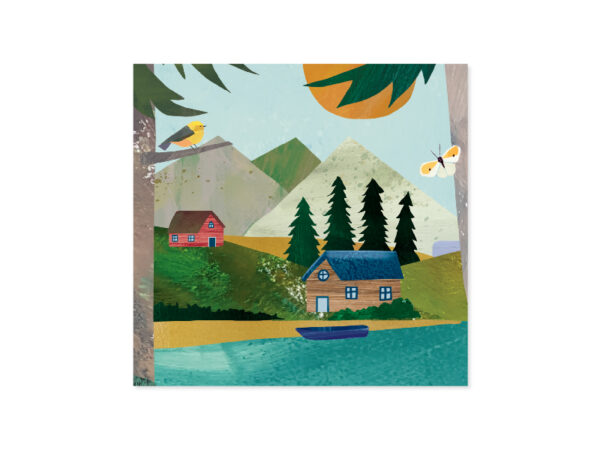 Mountain Lake Fishing 3D Pop Up Greeting Card – iGifts And Cards